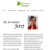 Marianne Dräger, Jimdo Website mit Shop